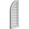 Ekena Millwork Quarter Round Top Left Surface Mount PVC Gable Vent w/ 2"W x 2"P Brickmould Sill Frame, 12"W x 28"H GVPQL12X2803SN - alternate 2